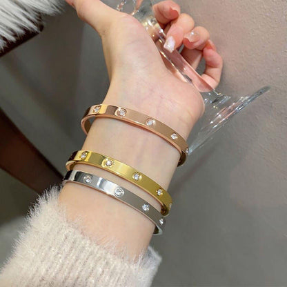 [⭐Luxery] 2026 RAINBOW LOVE BRACELET 6.1MM  10 DIAMONDS