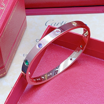 [⭐Luxery] 2026 RAINBOW LOVE BRACELET 6.1MM  10 DIAMONDS