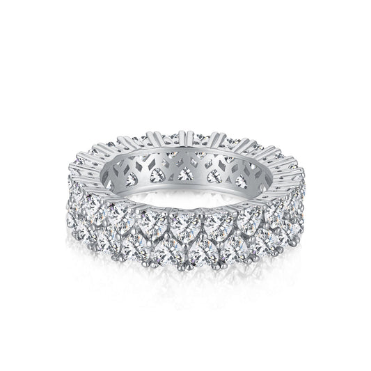 [Luxery Jewelry]Sparkling Full Heart Ring