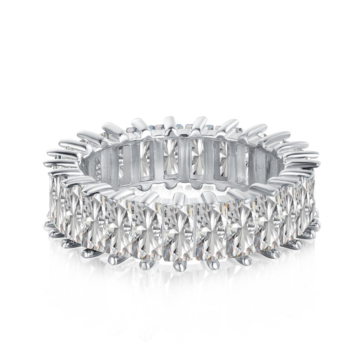 [Luxery Jewelry]Unique Colorful Radiant Cut RIng