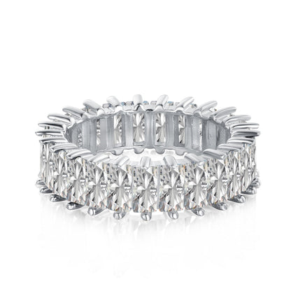 [Luxery Jewelry]Unique Colorful Radiant Cut RIng