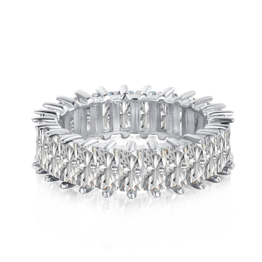[Luxery Jewelry]Unique Colorful Radiant Cut RIng