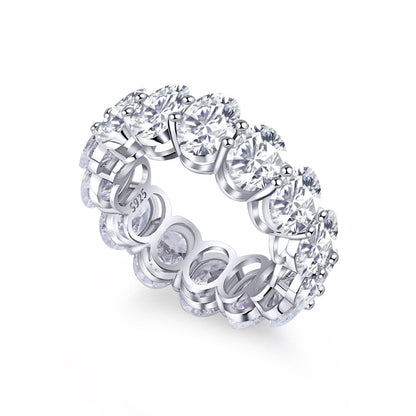 [Luxery Jewelry]Dainty Elongated Cushion Cut Tennis Ring