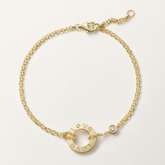 [⭐Luxery]LOVE BRACELET 2 DIAMOND