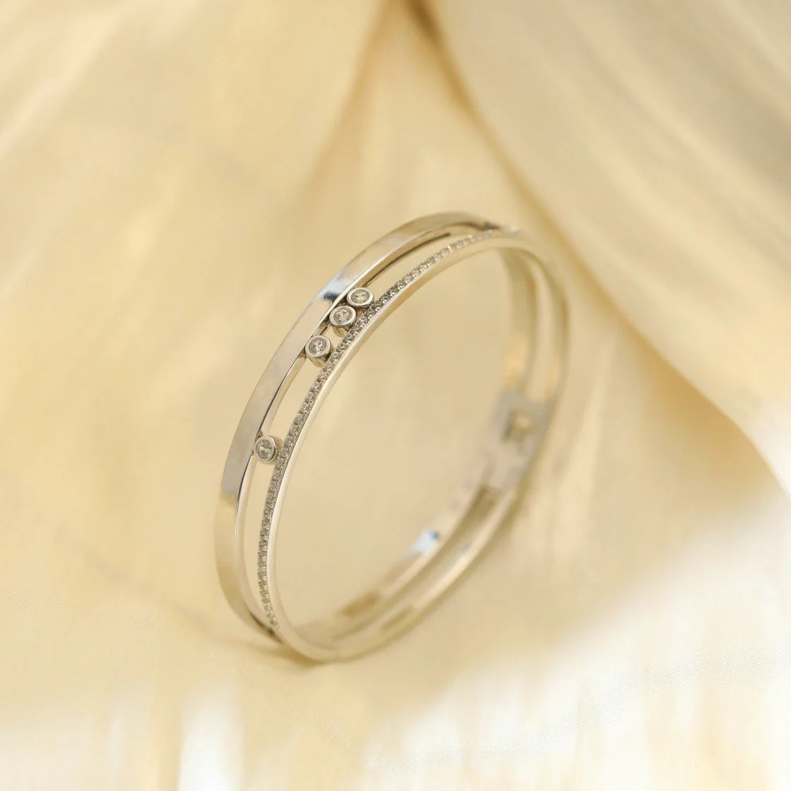 [⭐Luxery]Move Romane Diamond Bangle Bracelet