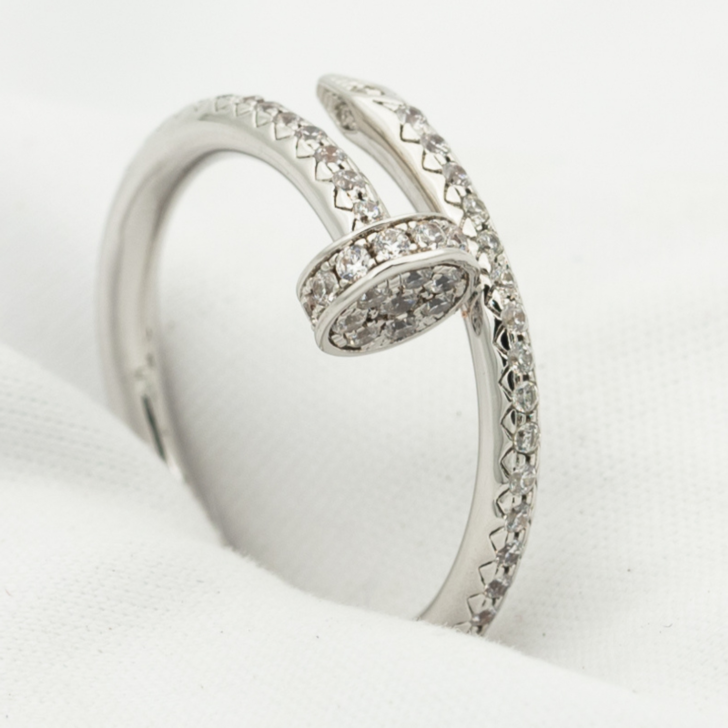 [⭐Luxery]JUSTE RING 1.8MM SILVER DIAMONDS
