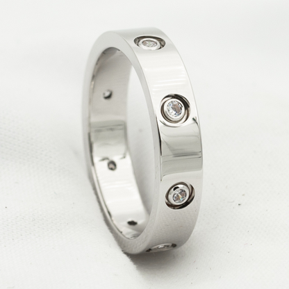 [⭐Luxery]LOVE RING 3.6MM 8 DIAMONDS