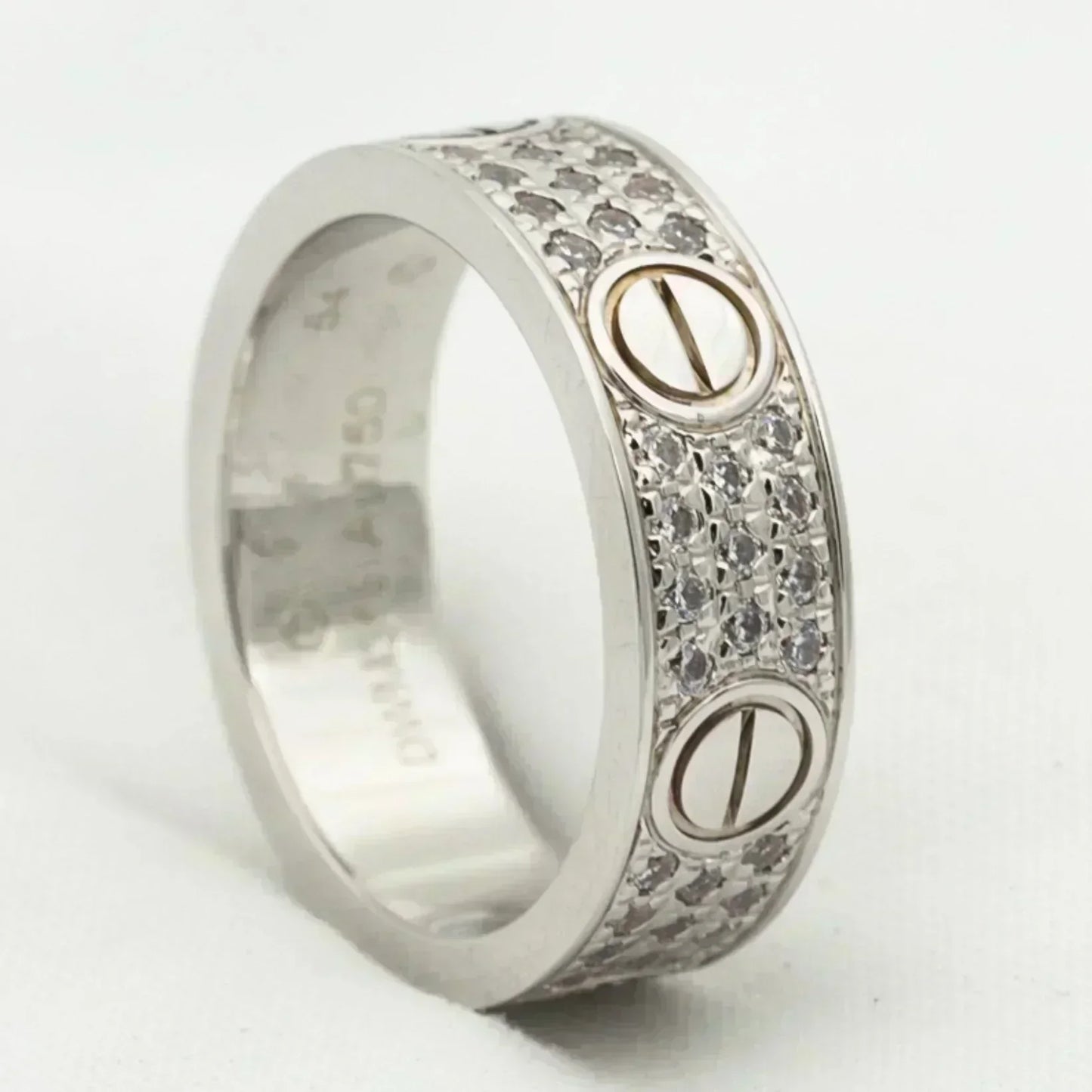 [⭐Luxery]LOVE RING 5.5MM DIAMONDS PAVED