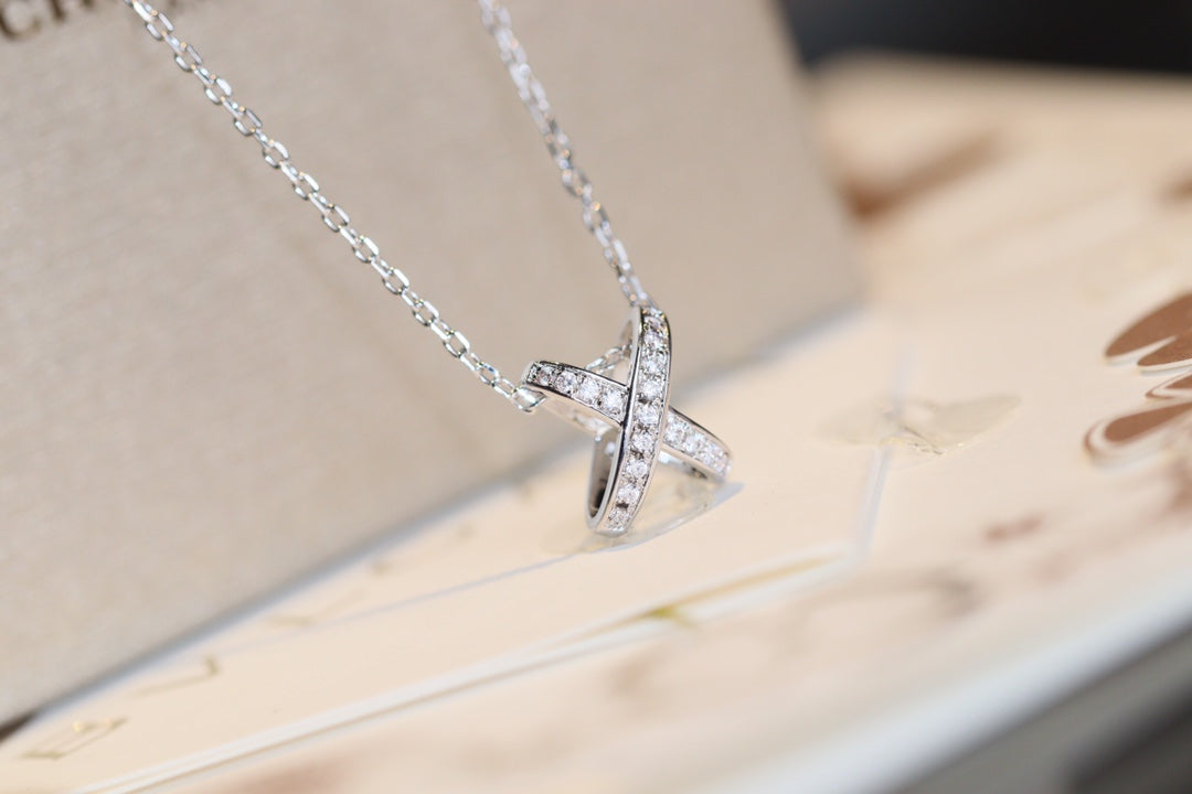 [⭐Luxery]JEUX DE DIAMOND NECKLACE