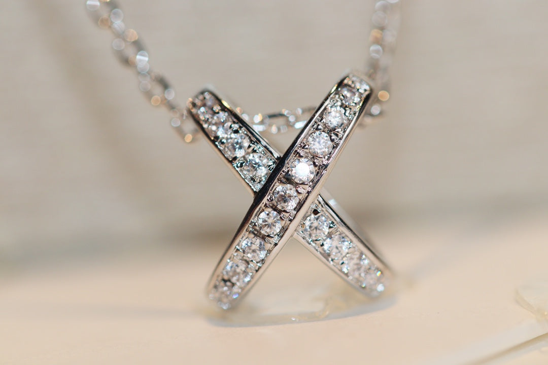 [⭐Luxery]JEUX DE DIAMOND NECKLACE