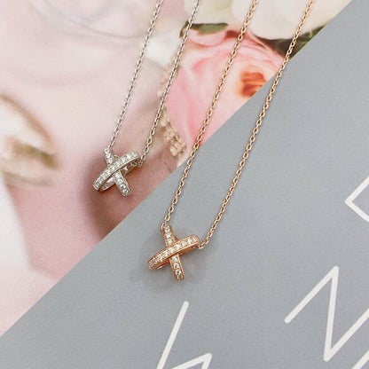 [⭐Luxery]JEUX DE DIAMOND NECKLACE