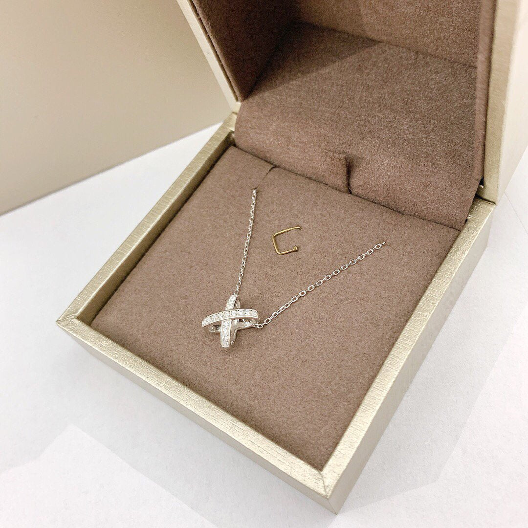 [⭐Luxery]JEUX DE DIAMOND NECKLACE