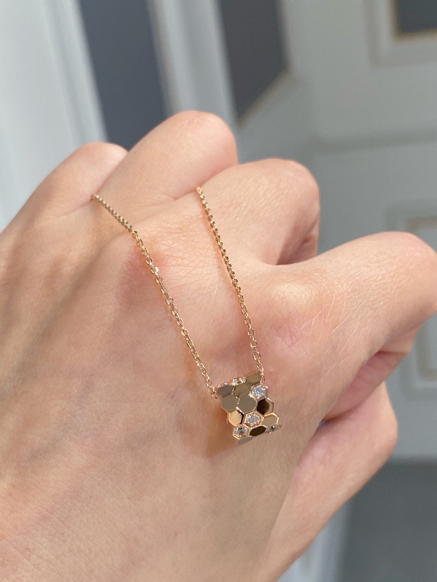[⭐Luxery]BEE LOVE DIAMOND NECKLACE