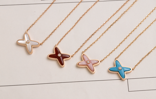 [⭐Luxery]JEUX DE NECKLACE 1 DIAMOND