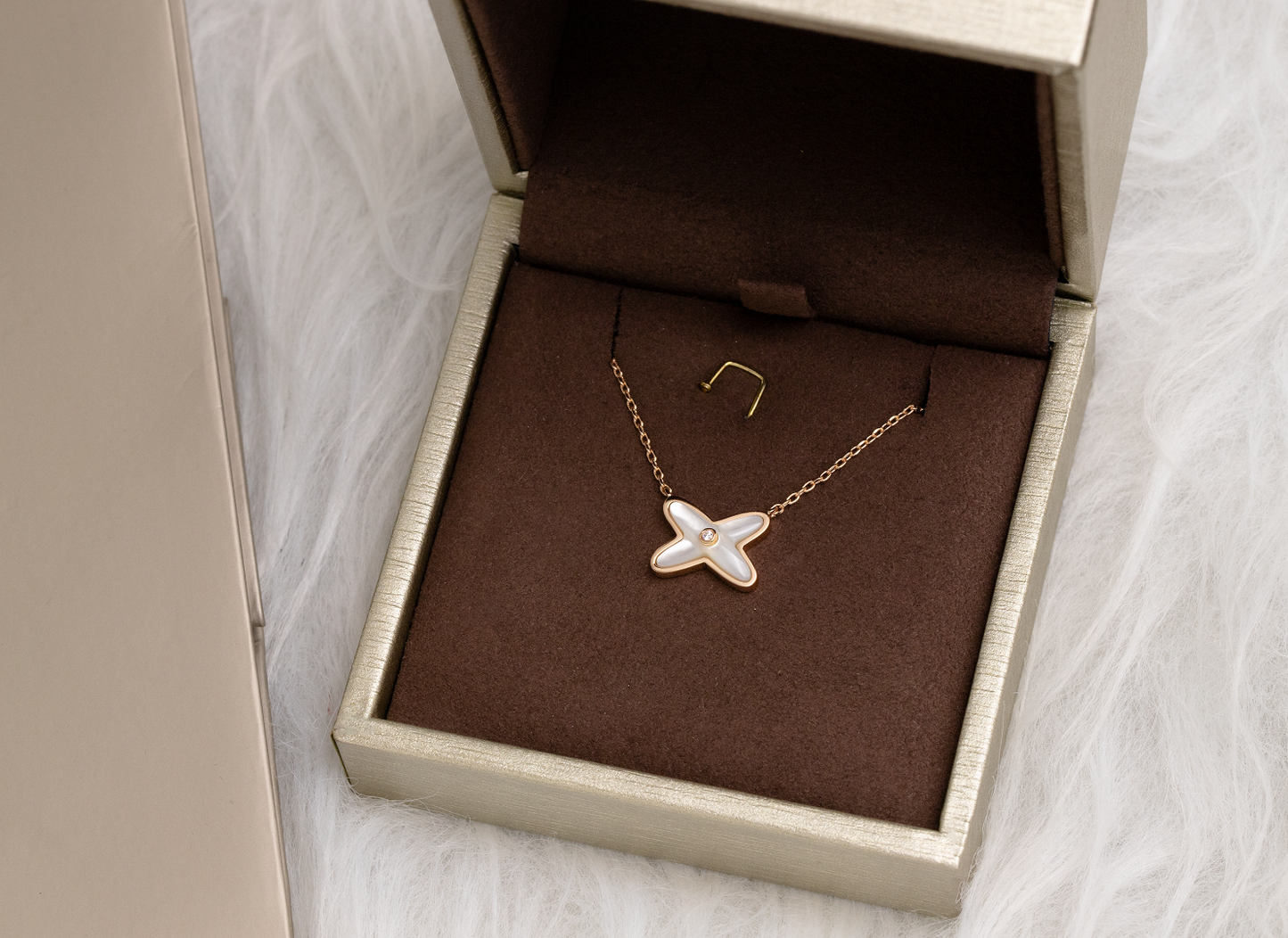 [⭐Luxery]JEUX DE NECKLACE 1 DIAMOND