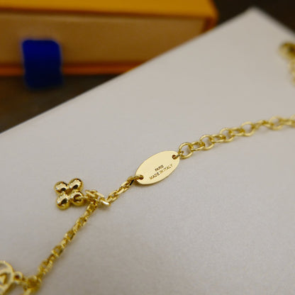 [⭐Luxery]BLOOMING SUPPLE NECKLACE BRASS
