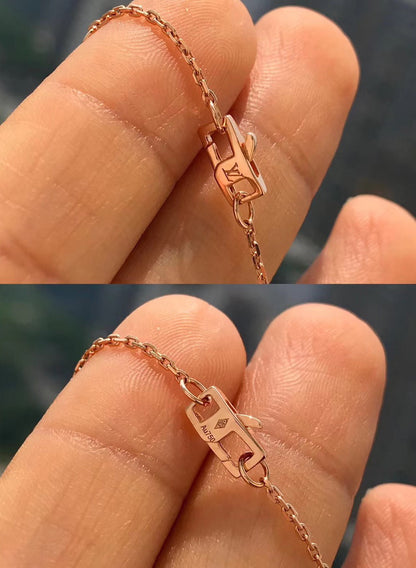 [⭐Luxery]BLOSSOM PENDANT PINK GOLD AND DIAMOND