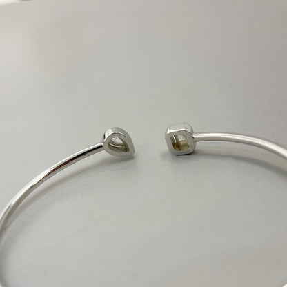 [⭐Luxery]JONC FLEX MY TWIN TOI & MOI SILVER DIAMOND BRACELET