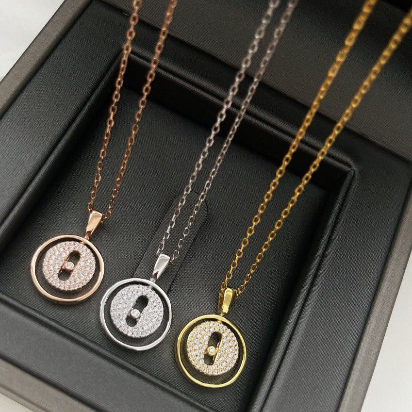 [⭐Luxery]Demo MOVER PM PAVED NECKLACE