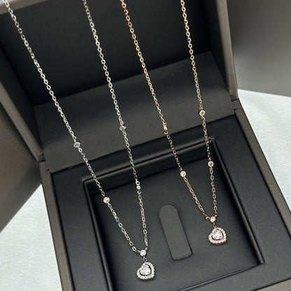 [⭐Luxery]JOY HEART DIAMOND NECKLACE