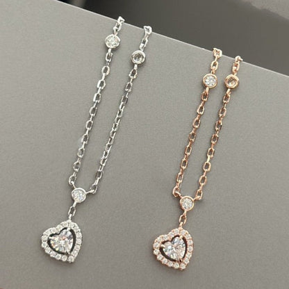 [⭐Luxery]JOY HEART DIAMOND NECKLACE