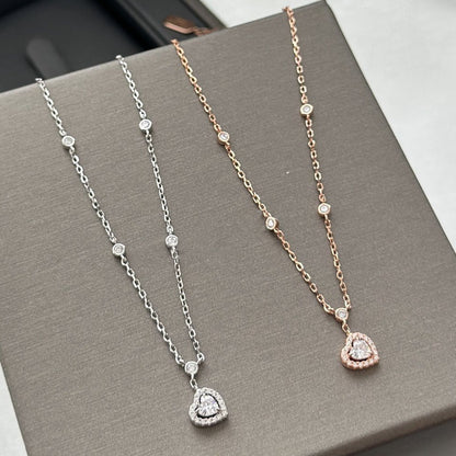 [⭐Luxery]JOY HEART DIAMOND NECKLACE