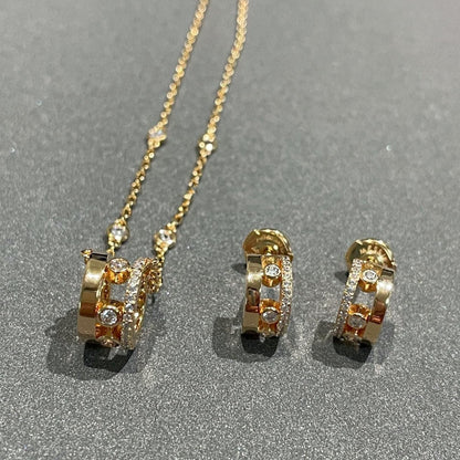 [⭐Luxery]CHAIN MOVE ROMANE PEDAND NECKLACE