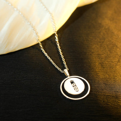 [⭐Luxery]Demo MOVE MM SILVER DIAMOND NECKLACE