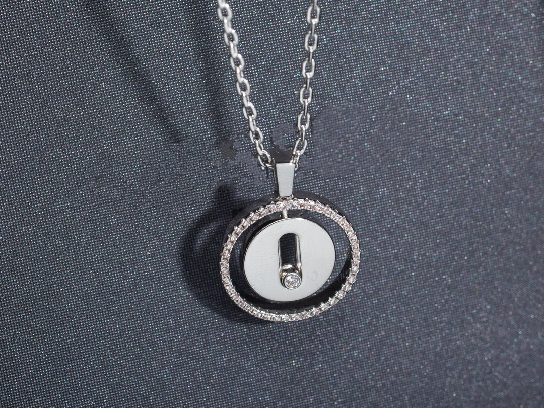 [⭐Luxery]Demo MOVE PM NECKLACE SILVER DIAMOND