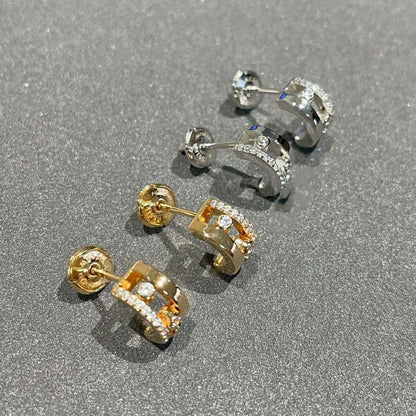 [⭐Luxery]MOVE ROMANE EARRINGS DIAMOND