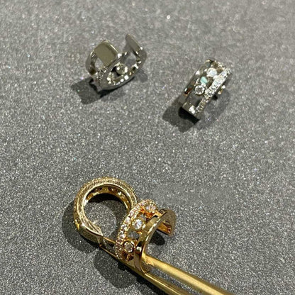 [⭐Luxery]MOVE ROMANE EARRINGS DIAMOND
