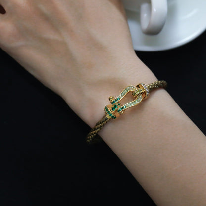 [⭐Luxery]FORCE 10 GOLD GREEN DIAMOND PAVED