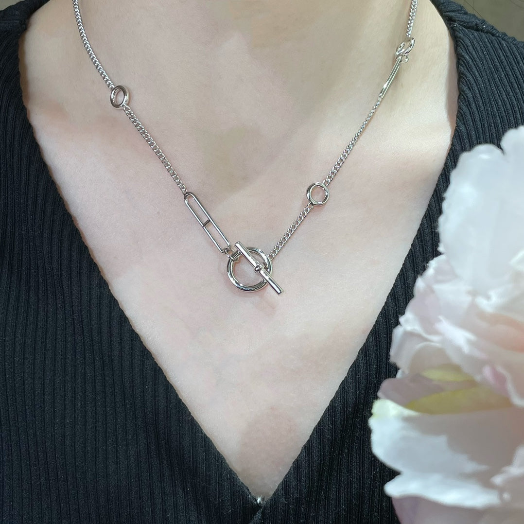[⭐Luxery]HM STERLING CHAINE D'ANCRE HEART