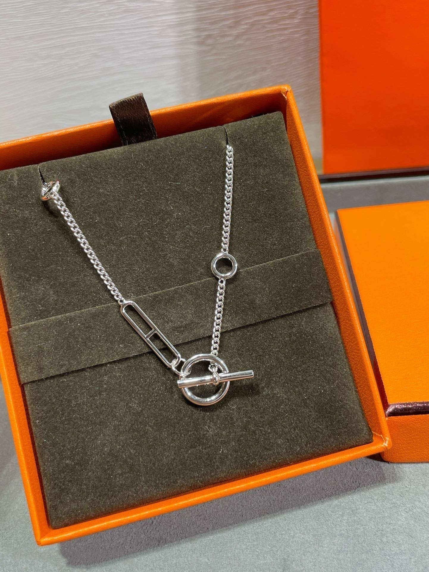 [⭐Luxery]HM STERLING CHAINE D'ANCRE HEART
