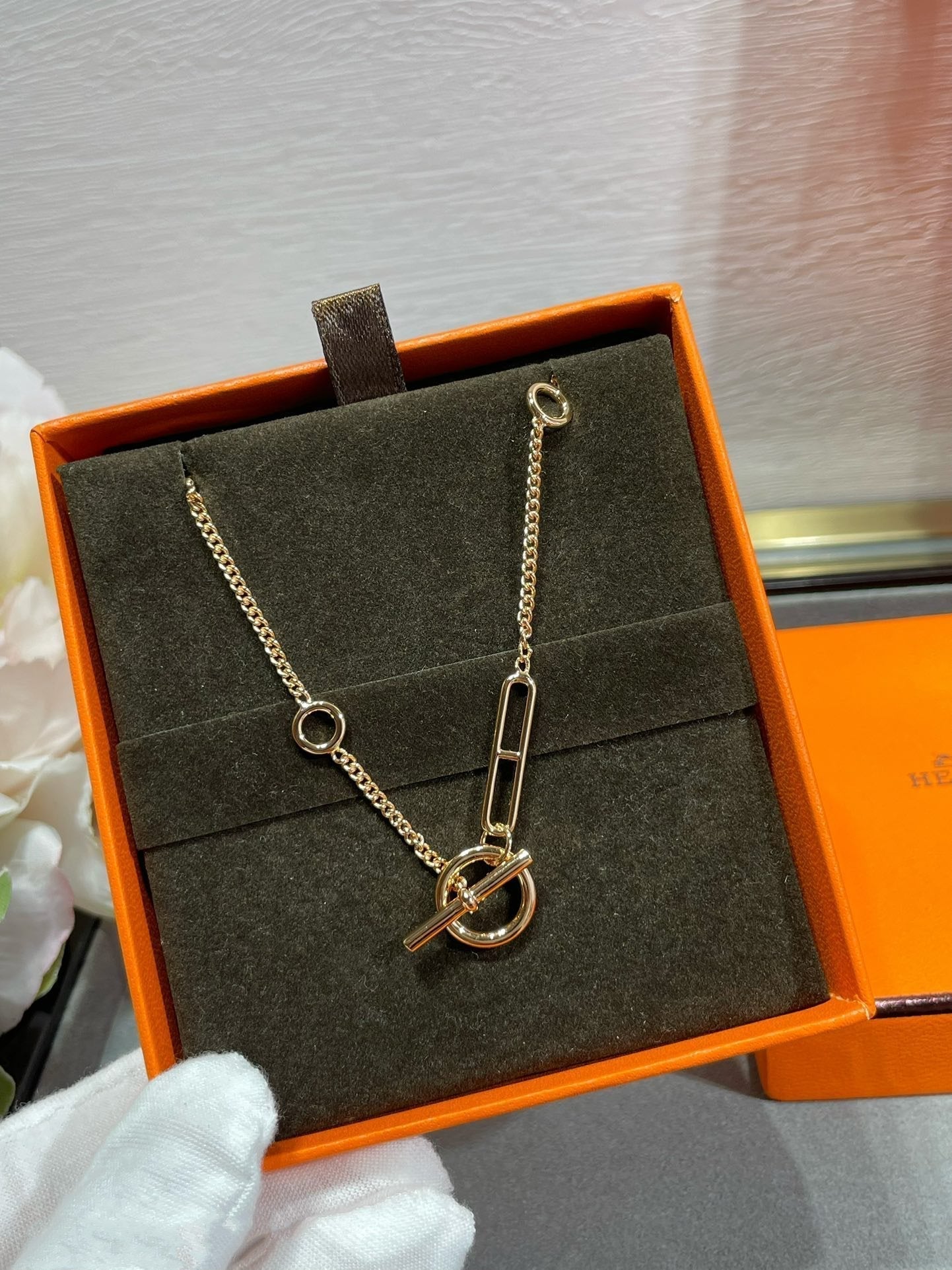 [⭐Luxery]HM STERLING CHAINE D'ANCRE HEART