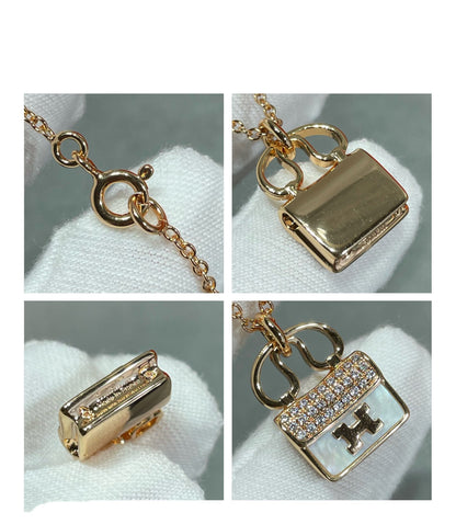 [⭐Luxery]H CIRCE MOISSANITE PENDANT NECKLACE GOLD