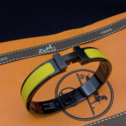 [⭐Luxery]CLIC HM SO BLACK YELLOW BRACELET