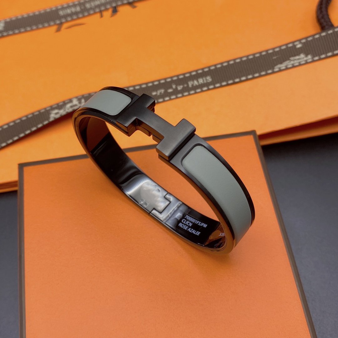 [⭐Luxery]CLIC HM SO BLACK GREY BRACELET