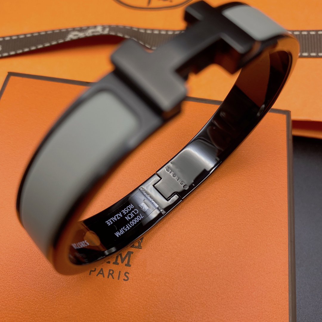 [⭐Luxery]CLIC HM SO BLACK GREY BRACELET