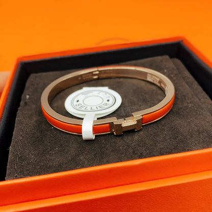 [⭐Luxery]CLASSIC HM CLIC RED 8MM ENAMEL BRACELET