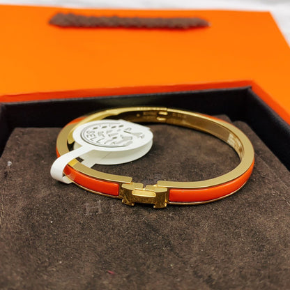 [⭐Luxery]CLASSIC HM CLIC RED 8MM ENAMEL BRACELET