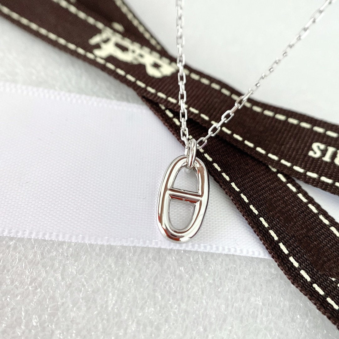 [⭐Luxery]HM PIG NOSE NECKLACE