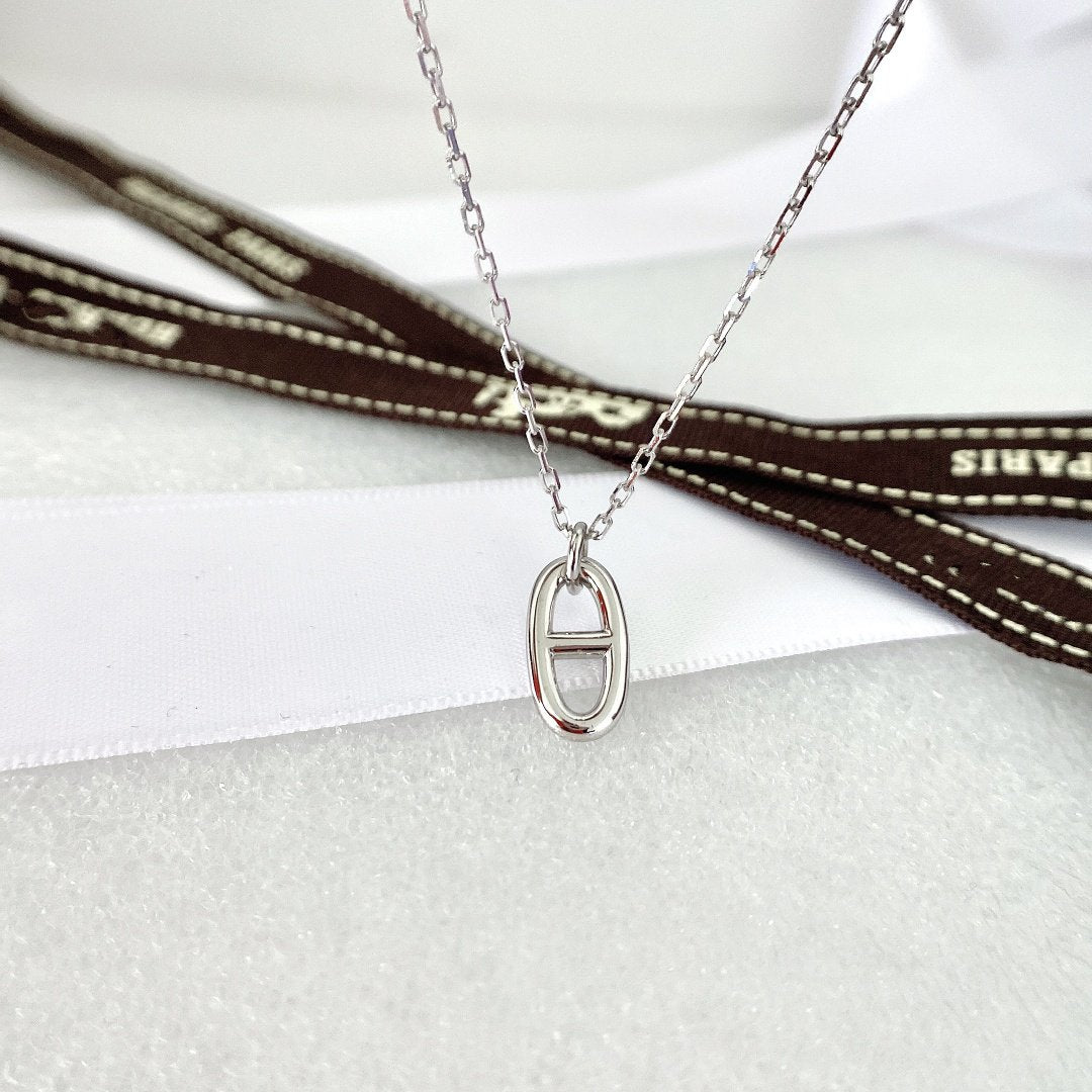 [⭐Luxery]HM PIG NOSE NECKLACE