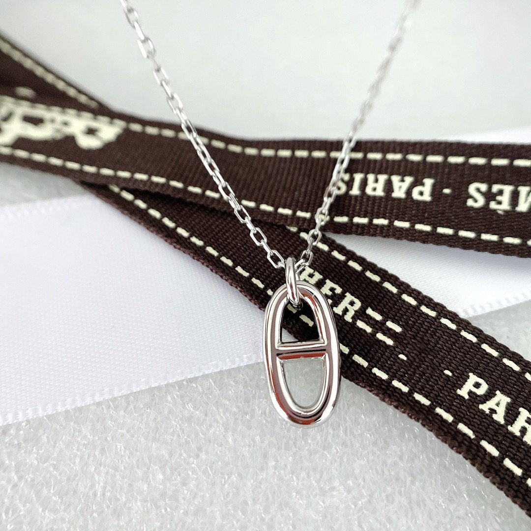 [⭐Luxery]HM PIG NOSE NECKLACE