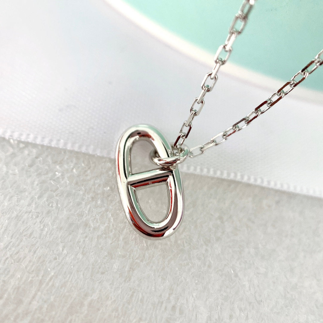 [⭐Luxery]HM PIG NOSE NECKLACE
