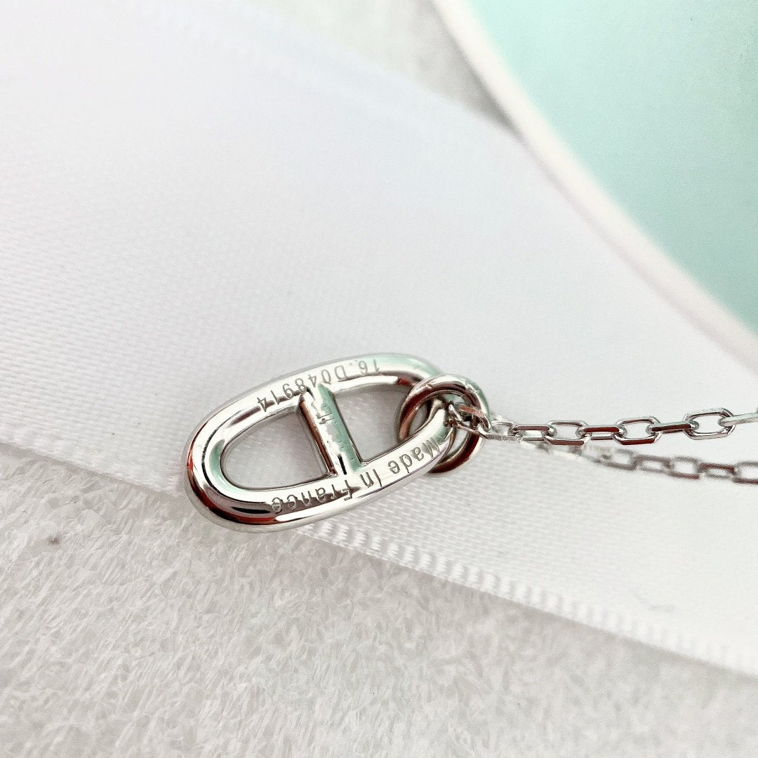 [⭐Luxery]HM PIG NOSE NECKLACE