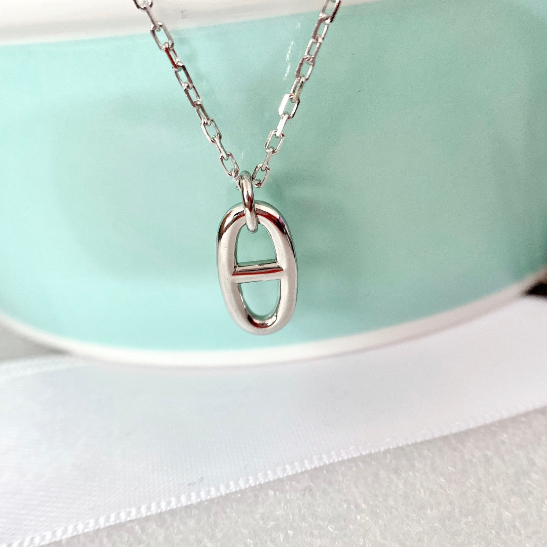 [⭐Luxery]HM PIG NOSE NECKLACE