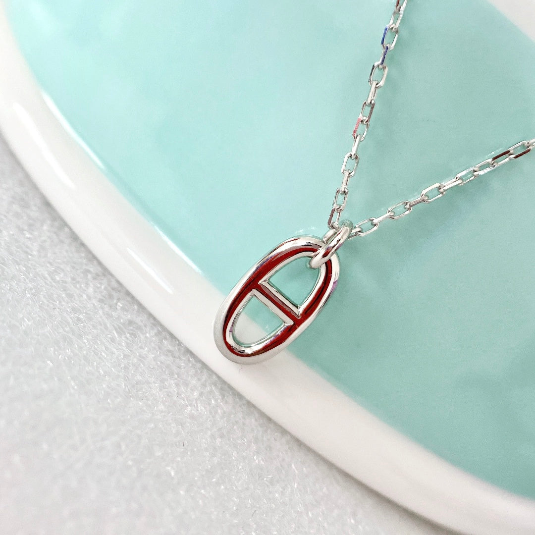 [⭐Luxery]HM PIG NOSE NECKLACE