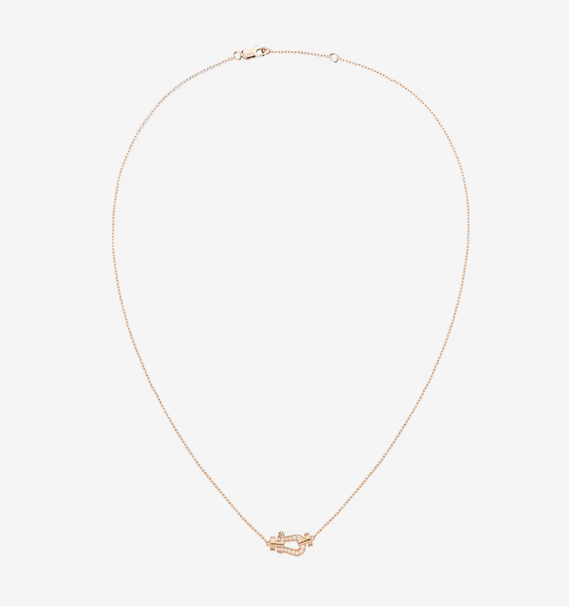 [⭐Luxery]FORCE 10 DIAMOND PINK GOLD NECKLACE MINI MODEL