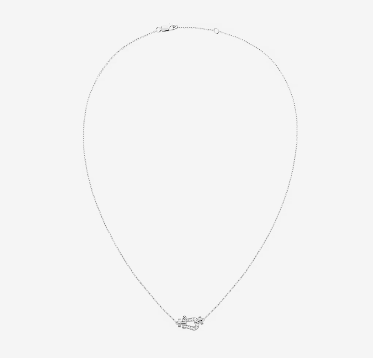 [⭐Luxery]FORCE 10 DIAMOND SILVER NECKLACE MINI MODEL